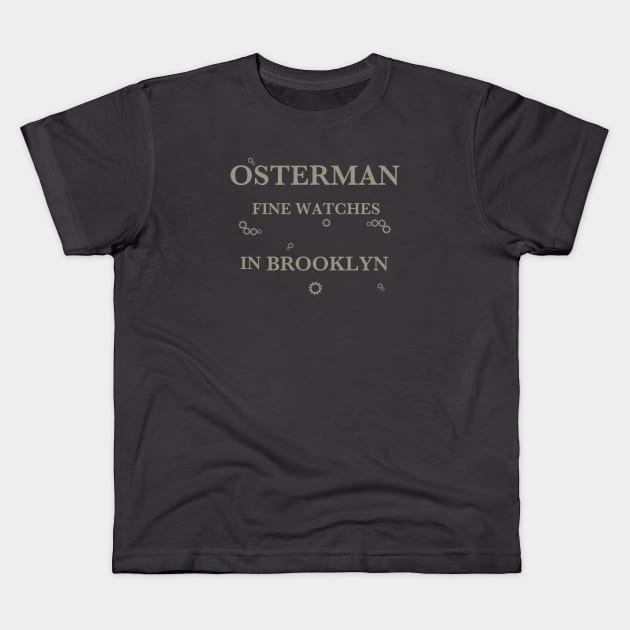 Osterman Fine Watches - Watchmen Kids T-Shirt by GeekGiftGallery